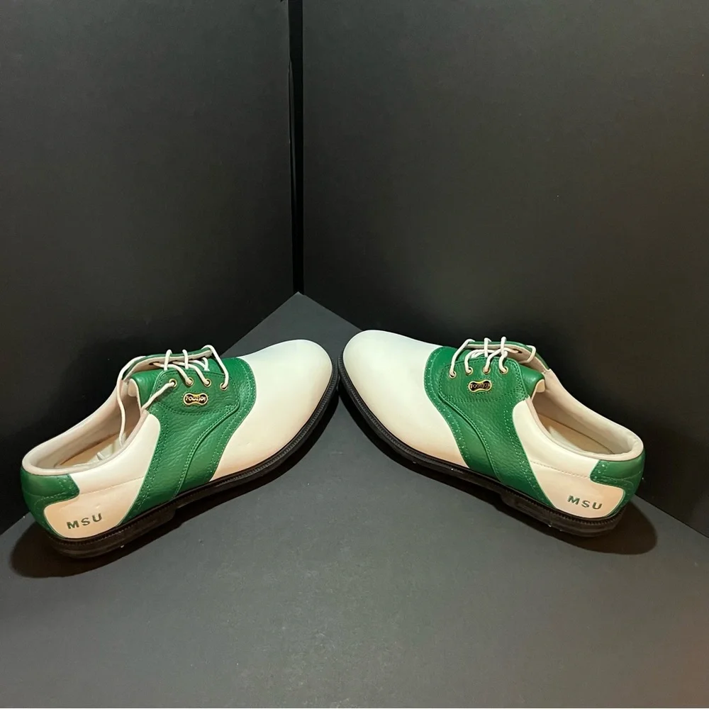 Footjoy MyJoys Traditions Series Golf Shoes Michigan State Custom 9.5 M